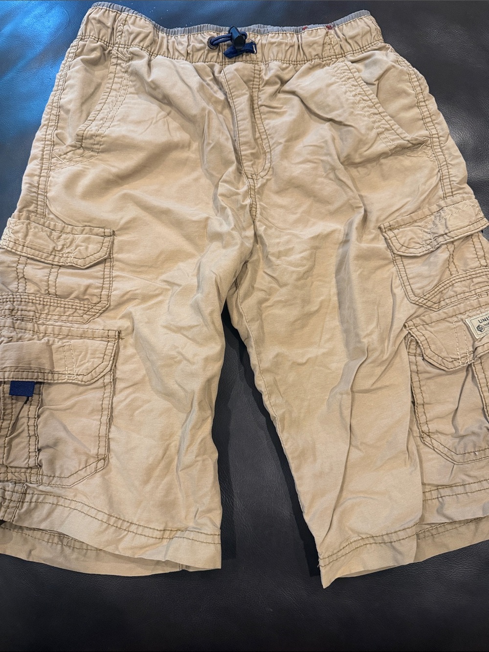 Khaki Cargo Shorts - Lightweight Summer Utility